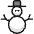 Christmas Snowman Icon from Ultimate Colors Set