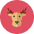 Reindeer Icon from Kameleon Colors Set | Free Download as SVG Vector and Transparent PNG | Streamline icons