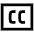 Cc Square Icon from Atlas Line Set