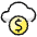 Cloud Cash Icon from Ultimate Colors Set