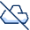 Cloud Disable icon - Free transparent PNG, SVG. No sign up needed.
