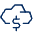 Cloud Dollar Sign Icon from Cyber Line Set