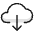 Cloud Download Icon from Ultimate Colors Set