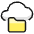 Cloud Folder Icon from Ultimate Colors Set