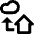 Cloud Home icon - Free transparent PNG, SVG. No sign up needed.