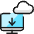 Cloud Monitor Download Icon from Ultimate Colors Set