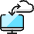 Cloud Monitor Exchange Icon from Ultimate Colors Set