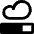 Cloud Progress Half icon - Free transparent PNG, SVG. No sign up needed.
