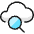 Cloud Search Icon from Ultimate Colors Set