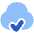 Cloud Check Icon from Plump Flat Set