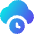Cloud Clock Icon from Core Gradient Set