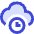 Cloud Clock Icon from Sharp Duo Set