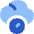Cloud Clock Icon from Flex Flat Set