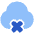 Cloud Delete Icon from Plump Flat Set