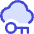Cloud Key Icon from Core Duo Set