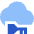 Cloud Key Icon from Sharp Flat Set