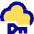 Cloud Key Icon from Sharp Pop Set