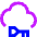 Cloud Key Icon from Sharp Neon Set