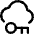 Cloud Key Icon from Core Line Set