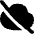 Cloud Off Icon from Flex Solid Set