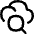 Cloud Search Icon from Flex Line Set