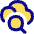Cloud Search Icon from Flex Pop Set