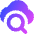 Cloud Search Icon from Core Gradient Set