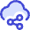 Cloud Share Icon from Core Duo Set