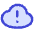 Cloud Warning icon - Free transparent PNG, SVG. No sign up needed.