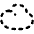 Icloud Dashed Icon from Flex Line Set