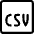 Csv 1 Icon from Ultimate Regular Set