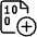 File Code Add Icon from Ultimate Light Set