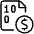 File Code Cash Icon from Ultimate Light Set