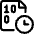 File Code Clock Icon from Ultimate Regular Set