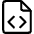 File Code Icon from Ultimate Regular Set