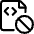 File Code Disable 1 Icon from Ultimate Regular Set