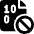 File Code Disable Icon from Ultimate Bold Set