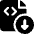 File Code Download 1 Icon from Ultimate Bold Set