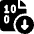 File Code Download Icon from Ultimate Bold Set