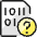 File Code Question Icon from Ultimate Colors Set