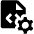 File Code Setting Icon from Nova Solid Set