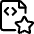 File Code Star 1 Icon from Ultimate Regular Set