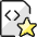 File Code Star 1 Icon from Ultimate Colors Set