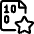File Code Star Icon from Ultimate Regular Set
