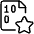 File Code Star Icon from Ultimate Light Set
