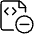 File Code Subtract 1 Icon from Ultimate Light Set