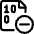 File Code Subtract Icon from Ultimate Regular Set