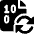 File Code Sync Icon from Ultimate Bold Set