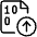 File Code Upload Icon from Ultimate Light Set