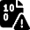 File Code Warning Icon from Ultimate Bold Set